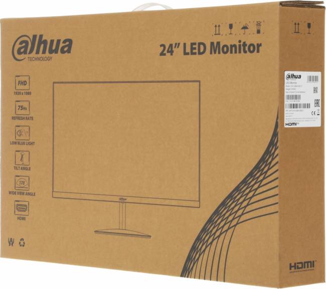 Монитор Dahua DHI-LM24-A201Y — для бизнеса и офиса Монитор Dahua DHI-LM24-A201Y — для бизнеса и офиса