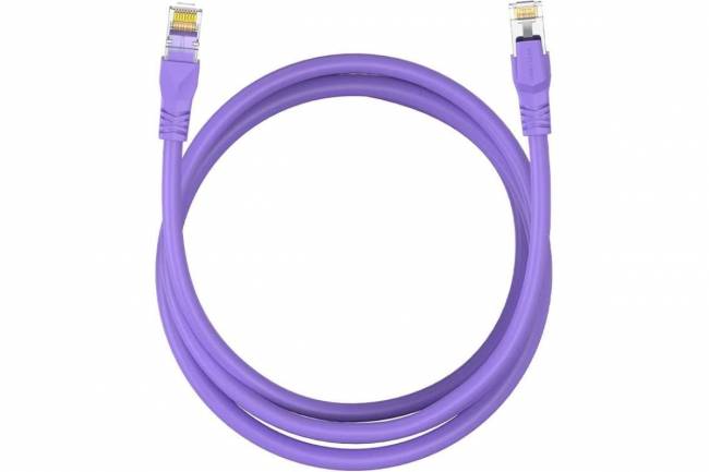Патч-корд Vention прямой SFTP cat.6A, RJ45 - 0,3м. Фиолетовый Vention IBMVY — для бизнеса и офиса Патч-корд Vention прямой SFTP cat.6A, RJ45 - 0,3м. Фиолетовый Vention IBMVY — для бизнеса и офиса