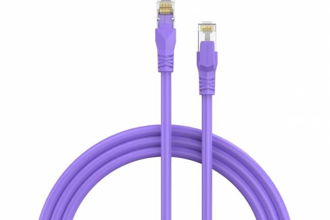 Патч-корд Vention прямой SFTP cat.6A, RJ45 - 0,3м. Фиолетовый Vention IBMVY — для бизнеса и офиса Патч-корд Vention прямой SFTP cat.6A, RJ45 - 0,3м. Фиолетовый Vention IBMVY — для бизнеса и офиса