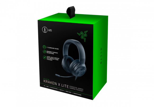 Гарнитура Razer Kraken X Lite Razer Kraken X Lite — для бизнеса и офиса Гарнитура Razer Kraken X Lite Razer Kraken X Lite — для бизнеса и офиса