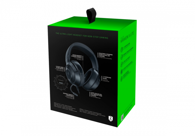 Гарнитура Razer Kraken X Lite Razer Kraken X Lite — для бизнеса и офиса Гарнитура Razer Kraken X Lite Razer Kraken X Lite — для бизнеса и офиса