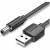Кабель Vention USB AM/DC-jack 5.5мм M - 1.5м Чёрный Кабель Vention CEYBG USB AM/DC-jack 5.5мм M - 1.5м Чёрный — для бизнеса и офиса Кабель Vention USB AM/DC-jack 5.5мм M - 1.5м Чёрный Кабель Vention CEYBG USB AM/DC-jack 5.5мм M - 1.5м Чёрный — для бизнеса и офиса