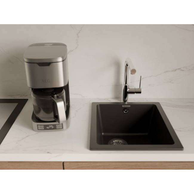 Кухонная мойка RIVELATO Rivelato BERKANA BK-35 nero — для бизнеса и офиса Кухонная мойка RIVELATO Rivelato BERKANA BK-35 nero — для бизнеса и офиса