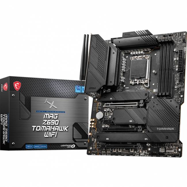 Материнская плата MSI MAG Z690 TOMAHAWK WIFI — для бизнеса и офиса Материнская плата MSI MAG Z690 TOMAHAWK WIFI — для бизнеса и офиса