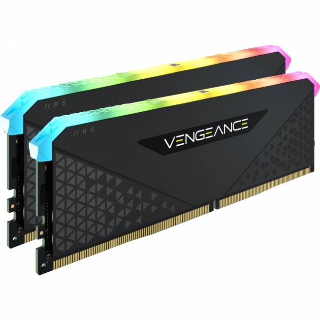 Память оперативная Corsair Vengeance RGB RS CMG16GX4M2E3200C16 — для бизнеса и офиса Память оперативная Corsair Vengeance RGB RS CMG16GX4M2E3200C16 — для бизнеса и офиса