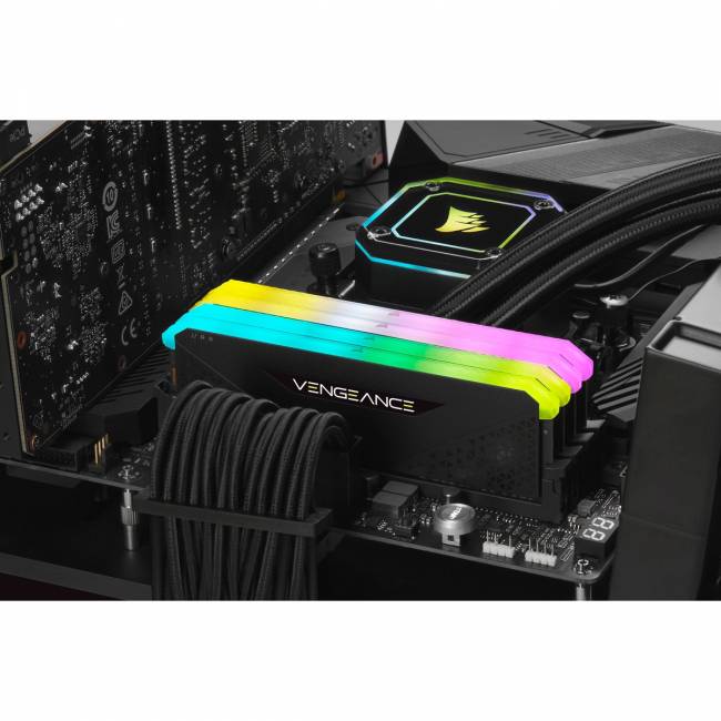 Память оперативная Corsair Vengeance RGB RS CMG16GX4M2E3200C16 — для бизнеса и офиса Память оперативная Corsair Vengeance RGB RS CMG16GX4M2E3200C16 — для бизнеса и офиса