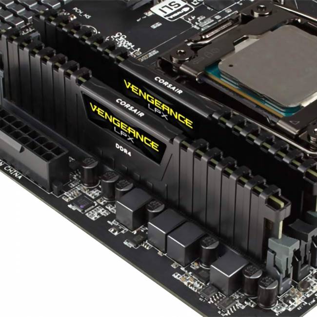 Память оперативная Corsair Vengeance LPX CMK64GX4M2D3600C18 — для бизнеса и офиса Память оперативная Corsair Vengeance LPX CMK64GX4M2D3600C18 — для бизнеса и офиса