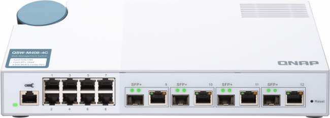 Коммутатор Коммутатор QNAP QSW-M408-4C — для бизнеса и офиса Коммутатор Коммутатор QNAP QSW-M408-4C — для бизнеса и офиса