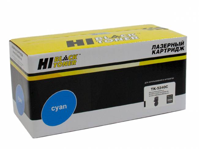Тонер-картридж Hi-Black (HB-TK-5240C) для Kyocera P5026cdn/M5526cdn, C, 3K — для бизнеса и офиса Тонер-картридж Hi-Black (HB-TK-5240C) для Kyocera P5026cdn/M5526cdn, C, 3K — для бизнеса и офиса