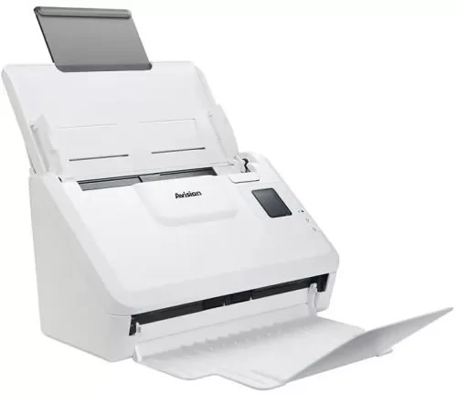 AD340GN Документ-сканер, цветной, двусторонний, 40 стр./мин, ADF 50, A4, USB 3.2, Ethernet, нагрузка 8000 стр./день Avision 000-1003-02G — для бизнеса и офиса