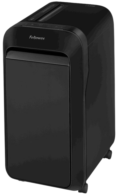 Шредер Fellowes® Powershred® LX220, черный, DIN P-4, 4х12 мм, 20 лст., 30 лтр, Jam Proof™, SafeSense, шт Fellowes FS-55026 — для бизнеса и офиса