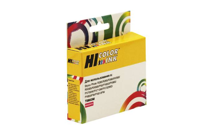 Картридж Hi-Black (HB-T0823) для Epson Stylus R270/295/390/RX590/T50, M — для бизнеса и офиса Картридж Hi-Black (HB-T0823) для Epson Stylus R270/295/390/RX590/T50, M — для бизнеса и офиса