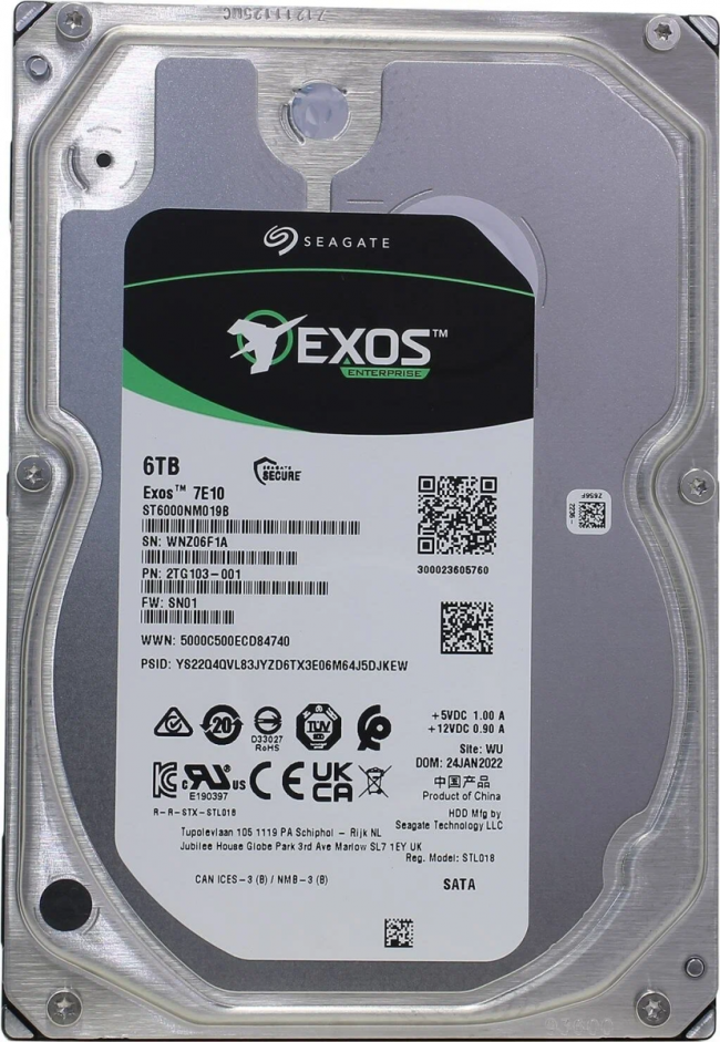 Жесткий диск Seagate ST6000NM019B — для бизнеса и офиса Жесткий диск Seagate ST6000NM019B — для бизнеса и офиса