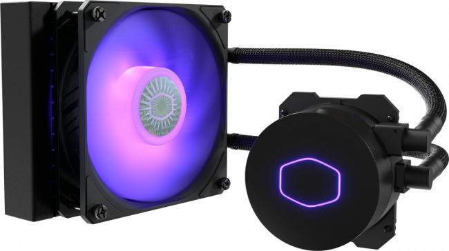Система охлаждения Cooler Master MasterLiquid ML120L V2 RGB (MLW-D12M-A18PC-R2) — для бизнеса и офиса Система охлаждения Cooler Master MasterLiquid ML120L V2 RGB (MLW-D12M-A18PC-R2) — для бизнеса и офиса