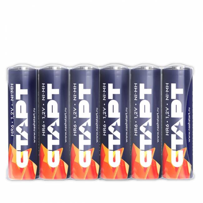 Элемент питания Аккумулятор СТАРТ Ni-MH HR6 AA 2300mah NIMH-SH6 — для бизнеса и офиса
