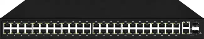 PoE коммутатор Fast Ethernet NST NS-SW-48F2G-P — для бизнеса и офиса PoE коммутатор Fast Ethernet NST NS-SW-48F2G-P — для бизнеса и офиса