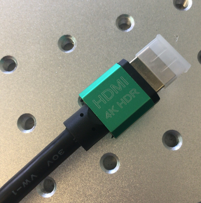 Greenconnect Кабель 0.75m HDMI версия 2.0, HDR 4:2:2, Ultra HD, 4K 60 fps 60Hz/5K*30Hz, 3D, AUDIO, 18.0 Гбит/с, 28/28 AWG, OD7.3mm, тройной экран, черный, AL корпус зеленый Greenconnect HDMI (m) - HDMI (m) 0.75м — для бизнеса и офиса