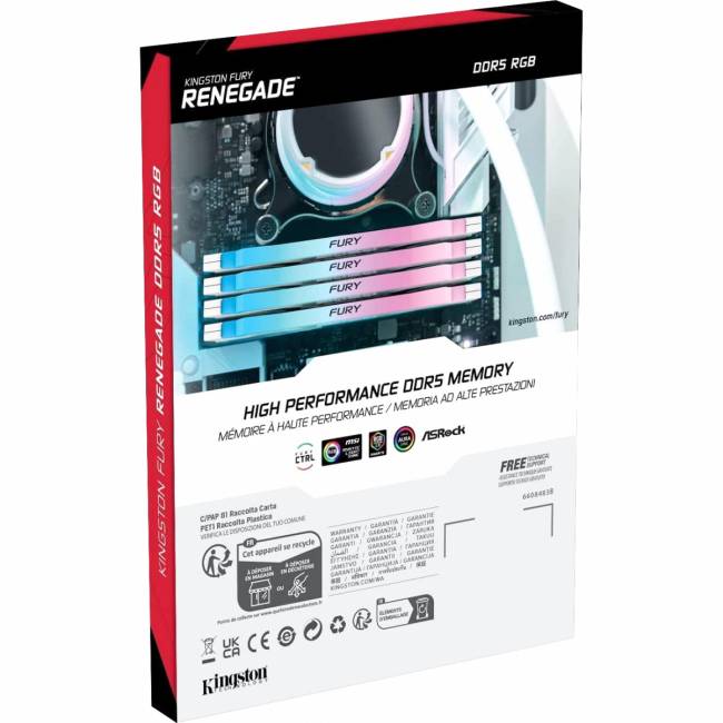 Память оперативная Kingston FURY Renegade KF564C32RWAK2-64 — для бизнеса и офиса Память оперативная Kingston FURY Renegade KF564C32RWAK2-64 — для бизнеса и офиса