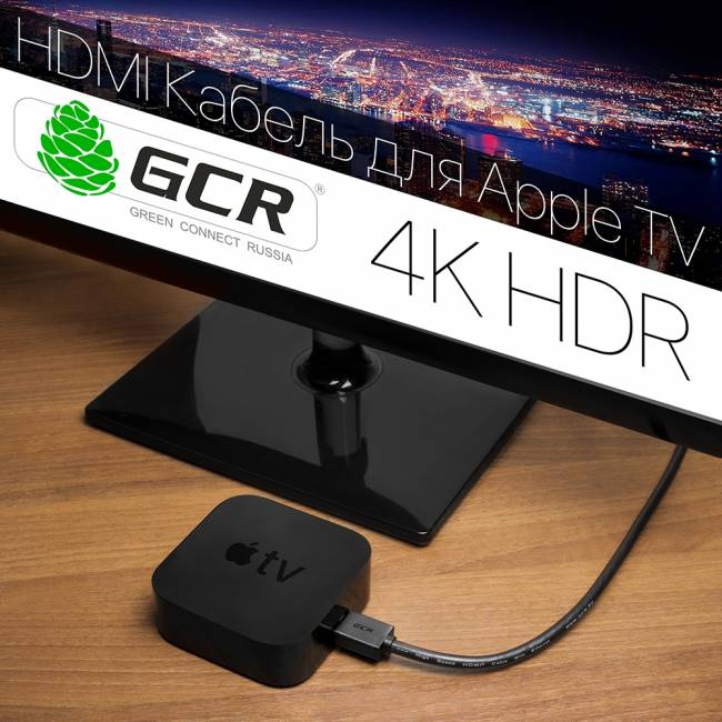 Greenconnect Кабель 3.0m HDMI версия 2.0, HDR 4:2:2, Ultra HD, 4K 60 fps 60Hz/5K*30Hz, 3D, AUDIO, 18.0 Гбит/с, 28/28 AWG, OD7.3mm, тройной экран, черный, GCR-HM411-3.0m Greenconnect HDMI (m) - HDMI (m) 3м — для бизнеса и офиса