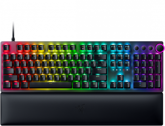 Игровая клавиатура Razer Huntsman V2 (Purple Switch) - Russian Layout Gaming Keyboard Razer Huntsman V2 (Purple Switch) — для бизнеса и офиса