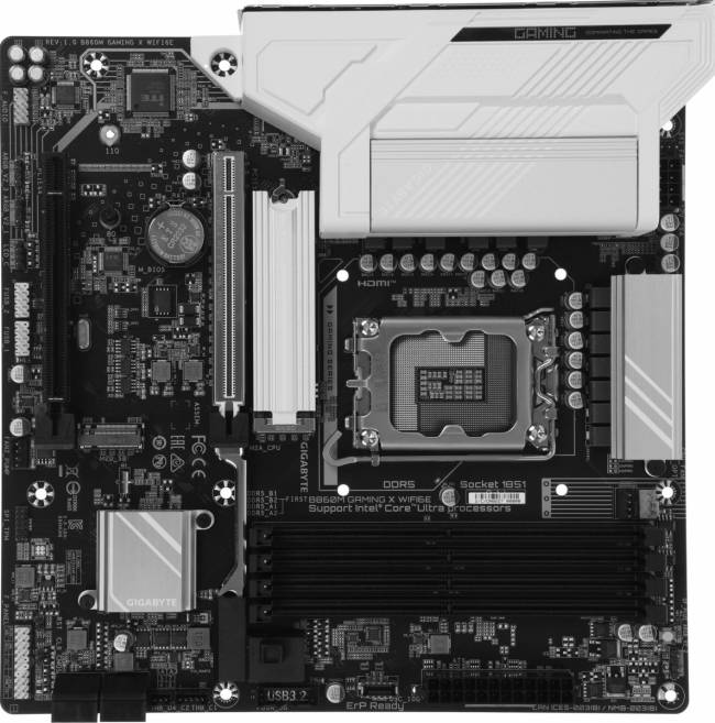 Материнская плата Gigabyte B860M GAMING X WIFI6E — для бизнеса и офиса Материнская плата Gigabyte B860M GAMING X WIFI6E — для бизнеса и офиса