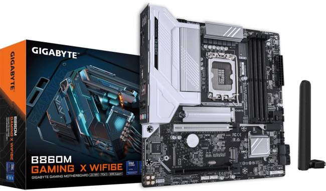 Материнская плата Gigabyte B860M GAMING X WIFI6E — для бизнеса и офиса Материнская плата Gigabyte B860M GAMING X WIFI6E — для бизнеса и офиса