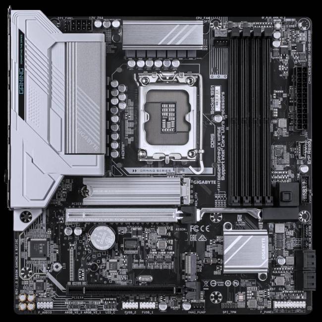 Материнская плата Gigabyte B860M GAMING X WIFI6E — для бизнеса и офиса Материнская плата Gigabyte B860M GAMING X WIFI6E — для бизнеса и офиса