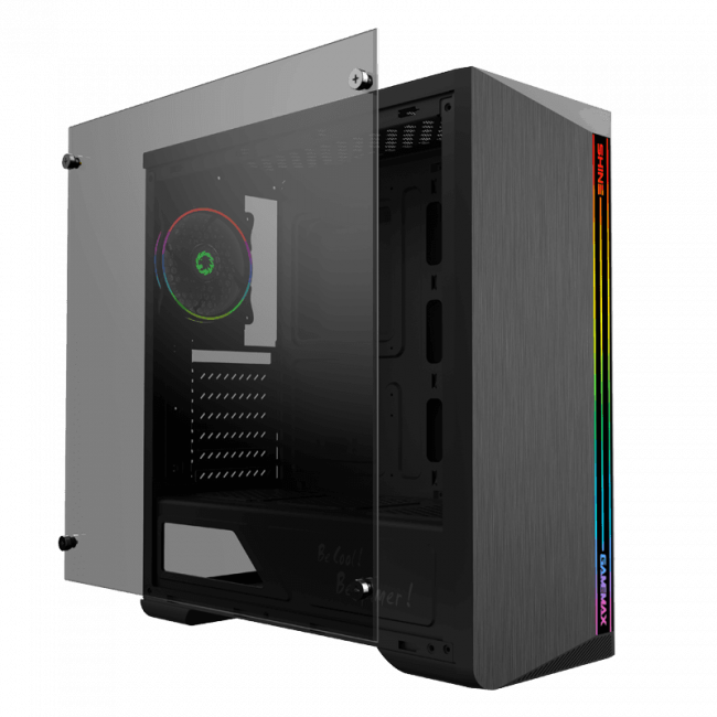 Компьютерный корпус, без блока питания ATX Gamemax Shine G517 — для бизнеса и офиса Компьютерный корпус, без блока питания ATX Gamemax Shine G517 — для бизнеса и офиса