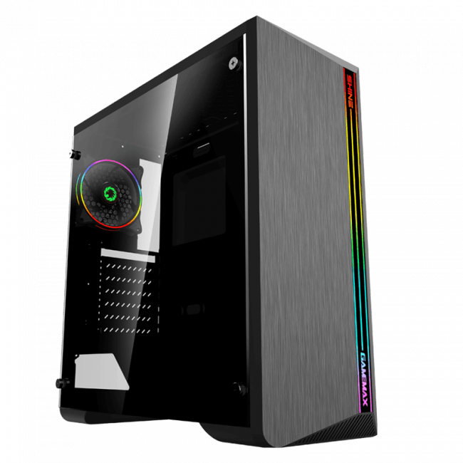Компьютерный корпус, без блока питания ATX Gamemax Shine G517 — для бизнеса и офиса Компьютерный корпус, без блока питания ATX Gamemax Shine G517 — для бизнеса и офиса