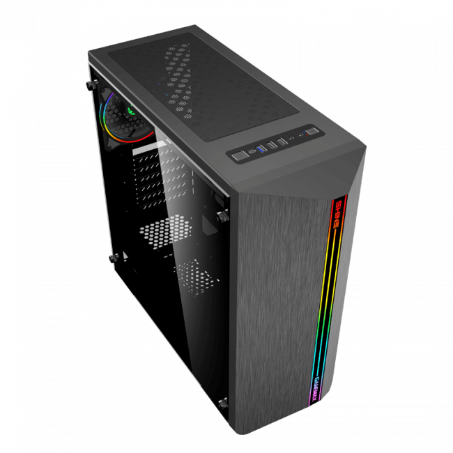 Компьютерный корпус, без блока питания ATX Gamemax Shine G517 — для бизнеса и офиса Компьютерный корпус, без блока питания ATX Gamemax Shine G517 — для бизнеса и офиса