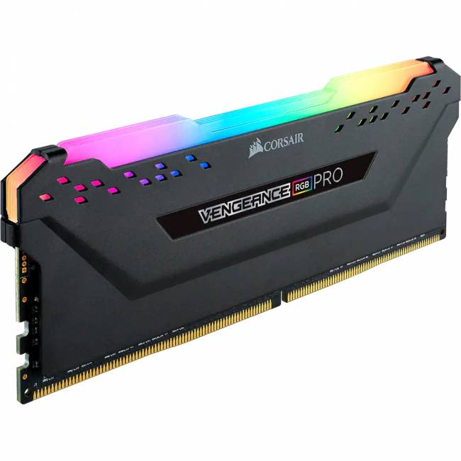 Память оперативная Corsair Vengeance RGB PRO CMW32GX4M4D3600C18 — для бизнеса и офиса Память оперативная Corsair Vengeance RGB PRO CMW32GX4M4D3600C18 — для бизнеса и офиса