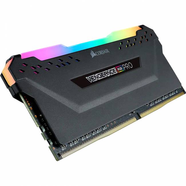 Память оперативная Corsair Vengeance RGB PRO CMW32GX4M4D3600C18 — для бизнеса и офиса Память оперативная Corsair Vengeance RGB PRO CMW32GX4M4D3600C18 — для бизнеса и офиса