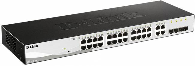 Коммутатор D-Link DGS-1210-28/FL1A — для бизнеса и офиса Коммутатор D-Link DGS-1210-28/FL1A — для бизнеса и офиса