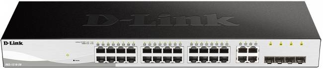 Коммутатор D-Link DGS-1210-28/FL1A — для бизнеса и офиса Коммутатор D-Link DGS-1210-28/FL1A — для бизнеса и офиса