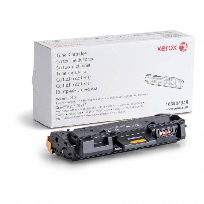 Тонер-картридж XEROX B205/B210/B215, 3К (O) 106R04348 — для бизнеса и офиса Тонер-картридж XEROX B205/B210/B215, 3К (O) 106R04348 — для бизнеса и офиса