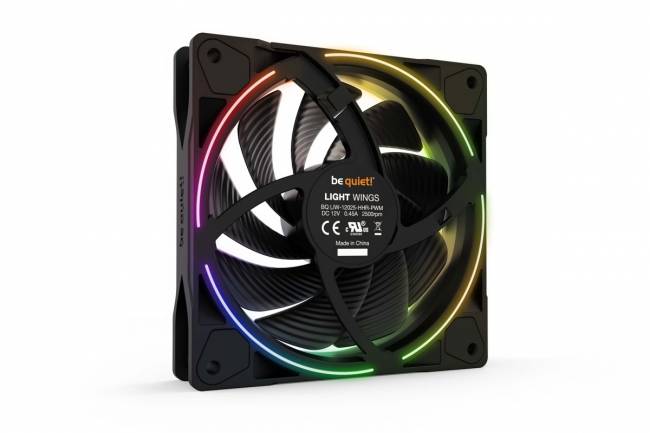 Кулер для корпуса be quiet! LIGHT WINGS 120mm PWM high-speed — для бизнеса и офиса Кулер для корпуса be quiet! LIGHT WINGS 120mm PWM high-speed — для бизнеса и офиса