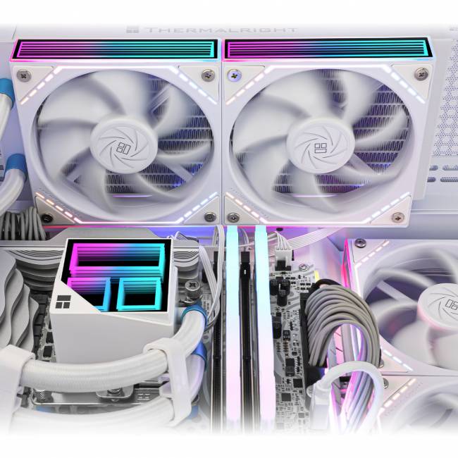 Водяное охлаждение для процессора Thermalright Frozen Infinity 240 ARGB White (F-INFINITY-WH-240) — для бизнеса и офиса