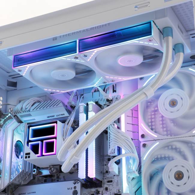 Водяное охлаждение для процессора Thermalright Frozen Infinity 240 ARGB White (F-INFINITY-WH-240) — для бизнеса и офиса