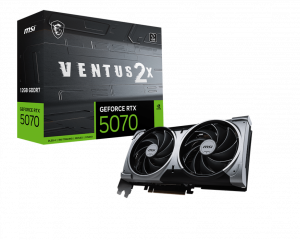 Видеокарта MSI GeForce RTX 5070 12G VENTUS 2X