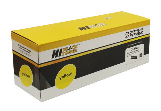 Картридж Hi-Black (HB-CE342A) для HP CLJ Enterprise MFP M775dn/775f/775z, №651A, Восстан, Y, 16K — для бизнеса и офиса Картридж Hi-Black (HB-CE342A) для HP CLJ Enterprise MFP M775dn/775f/775z, №651A, Восстан, Y, 16K — для бизнеса и офиса