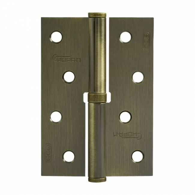 Петля левая/правая 750-4' STD (100*70*2,5) без колп. старая бронза левая — для бизнеса и офиса Петля левая/правая 750-4' STD (100*70*2,5) без колп. старая бронза левая — для бизнеса и офиса