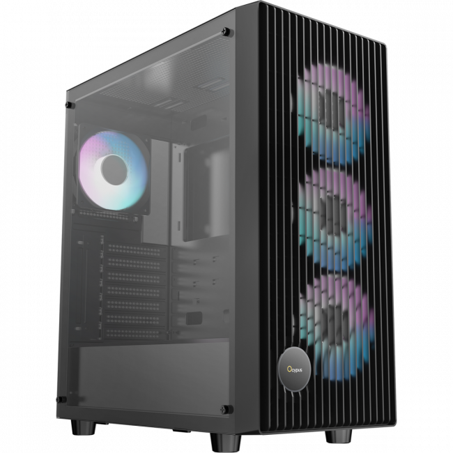 Корпус ПК без блока питания Ocypus Gamma-C70-BKG400XX-GL — для бизнеса и офиса Корпус ПК без блока питания Ocypus Gamma-C70-BKG400XX-GL — для бизнеса и офиса
