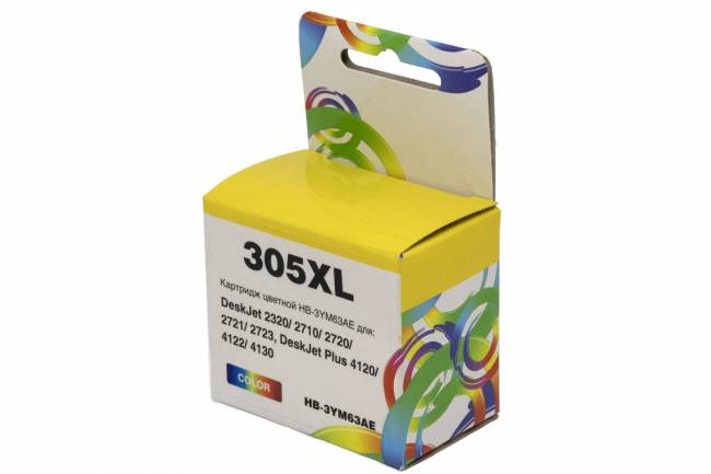 Картридж HI-Black 305XL для HP DJ 2320/2710/2720, цветной 3YM63AE — для бизнеса и офиса Картридж HI-Black 305XL для HP DJ 2320/2710/2720, цветной 3YM63AE — для бизнеса и офиса
