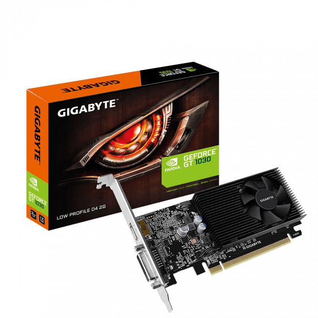 Видеокарта Gigabyte GT 1030 Low Profile D4 2G — для бизнеса и офиса Видеокарта Gigabyte GT 1030 Low Profile D4 2G — для бизнеса и офиса