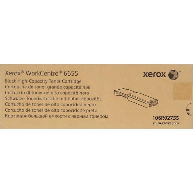 Черный тонер-картридж Xerox 106R02755 — для бизнеса и офиса