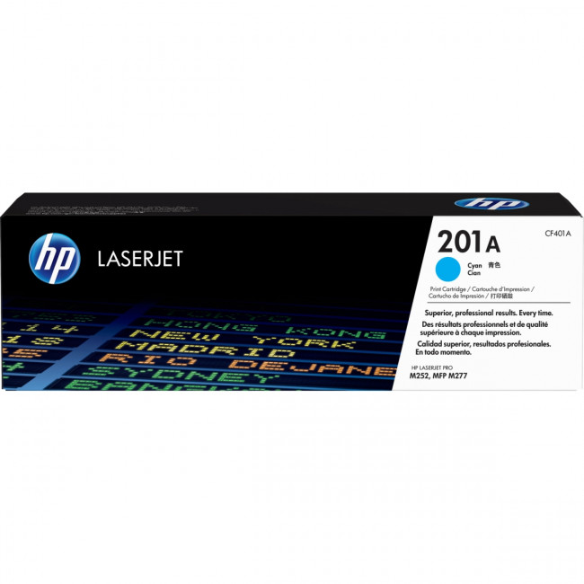 Тонер-картридж HP LaserJet 201A Cyan (CF401A) — для бизнеса и офиса