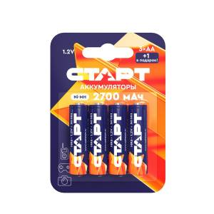 Элемент питания Аккумулятор СТАРТ Ni-MH HR6 AA 2700mAh BL3+1