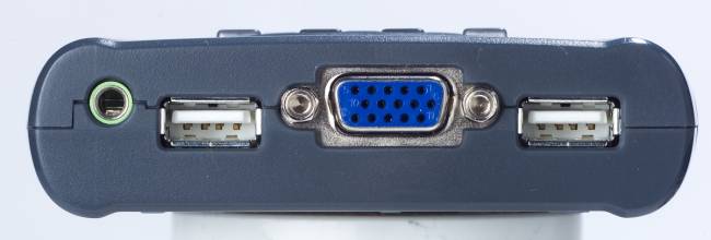 Переключатель, электрон., KVM+Audio,  1 user USB+VGA =>  4 cpu USB+VGA, со встрШнурами USB 2x1.2м., 2048x1536, настол., исп., без OSD, некаскад..,  [CS64U] ATEN CS64UZ — для бизнеса и офиса