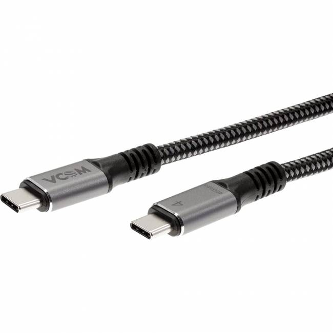 Кабель Thuderbolt4 M--TypeCM, 5K@60Hz, 40GBps, PD 100W, 5A, VCOM, 1.2м <CU540M-1.2M> Кабель-переходник VCOM Thuderbolt4 M/Type C M (CU540M-1.2M) — для бизнеса и офиса Кабель Thuderbolt4 M--TypeCM, 5K@60Hz, 40GBps, PD 100W, 5A, VCOM, 1.2м <CU540M-1.2M> Кабель-переходник VCOM Thuderbolt4 M/Type C M (CU540M-1.2M) — для бизнеса и офиса