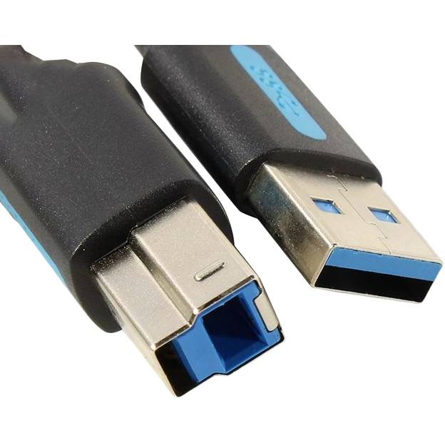 Кабель Vention USB 3.0 AM/BM - 1м Кабель Vention USB 3.0 AM/BM - 1 м (COOBF) — для бизнеса и офиса Кабель Vention USB 3.0 AM/BM - 1м Кабель Vention USB 3.0 AM/BM - 1 м (COOBF) — для бизнеса и офиса
